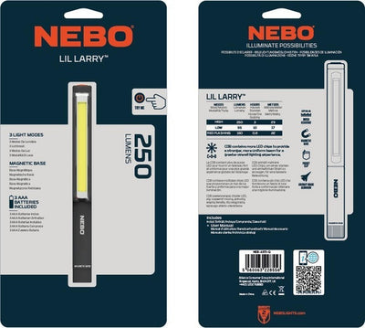 Linterna de mano NEBO Lil Larry 250 Lúmenes