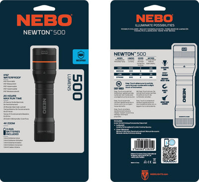 Linterna de mano NEBO Newton™ 500 Lúmenes