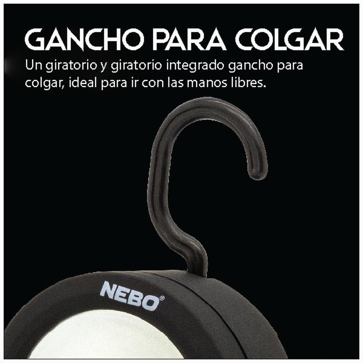 Linterna Multifuncional NEBO Angle Light 220 Lúmenes