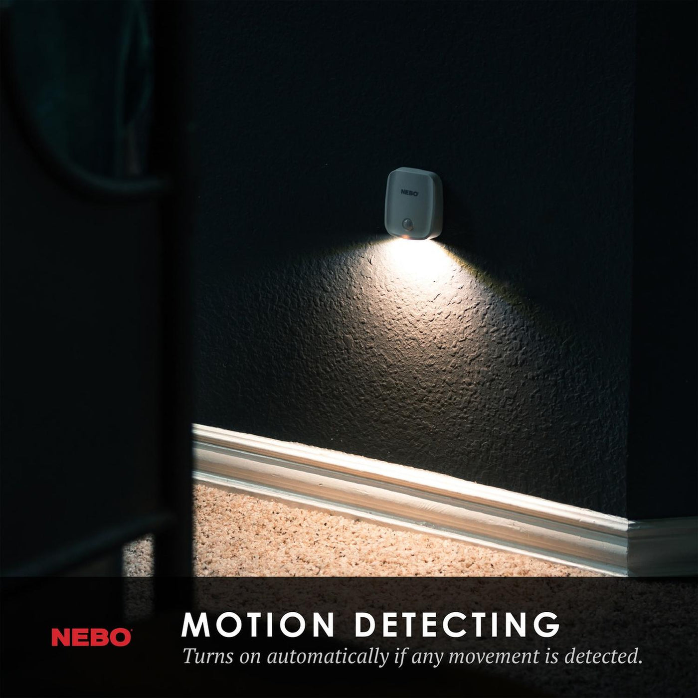 Luz con Sensor de Movimiento NEBO 30 Lúmenes (x3 unidades)