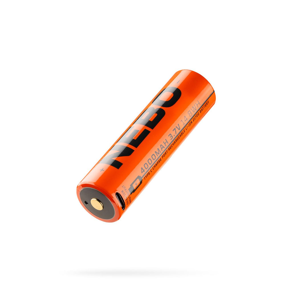 Batería Recargable 21700 NEBO 4000 mAh Puerto USB-C