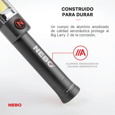 Linterna de mano NEBO Big Larry™ 2 500 Lúmenes