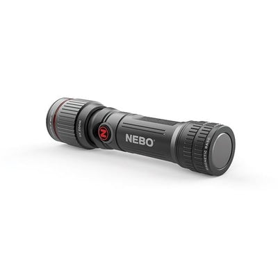 At Nebo Tools, we continually innovate so that we can offer the highest quality LED lighting products at the best price. The Redline® Flex utilises Flex-Fuel Technology, which allows the light to be powered by a single AA battery or a 14500 recargable battery (included). The FLEX features 4 light modes, including the 450 lumen Turbo Mode and 250 lumen High Mode. The FLEX also offers a 6x adjustable zoom, a dual-direction clip and a magnetic base for hands-free lighting.