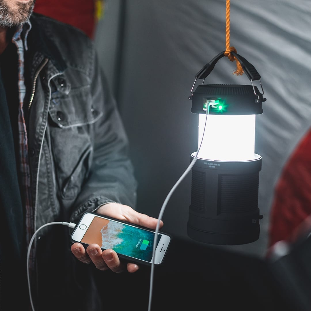 At Nebo Tools, we continually innovate so that we can offer the highest quality LED lighting products at the best price. The BIG Poppy™ is a combination 300 lumen lantern, bright 120 lumen spot light and realistic flickering flame lantern. The BIG Poppy™ is recargable and also serves as a power bank to charge other USB powered devices. The Flame Emulator produces a realistic flame without the heat and danger of real fire, creating the perfect, safe indoor or outdoor ambiance.