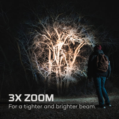 At Nebo Tools, we continually innovate so that we can offer the highest quality LED lighting products at the best price. The Davinci™ 3500 lumen recargable linterna by NEBO is a powerful handheld linterna with 4 light modes. The included mode selection dial makes it easy to switch between modes and the powerful LED in this linterna can light up 131 meters. The included battery allows for up to 20 hours of operation in between charges.