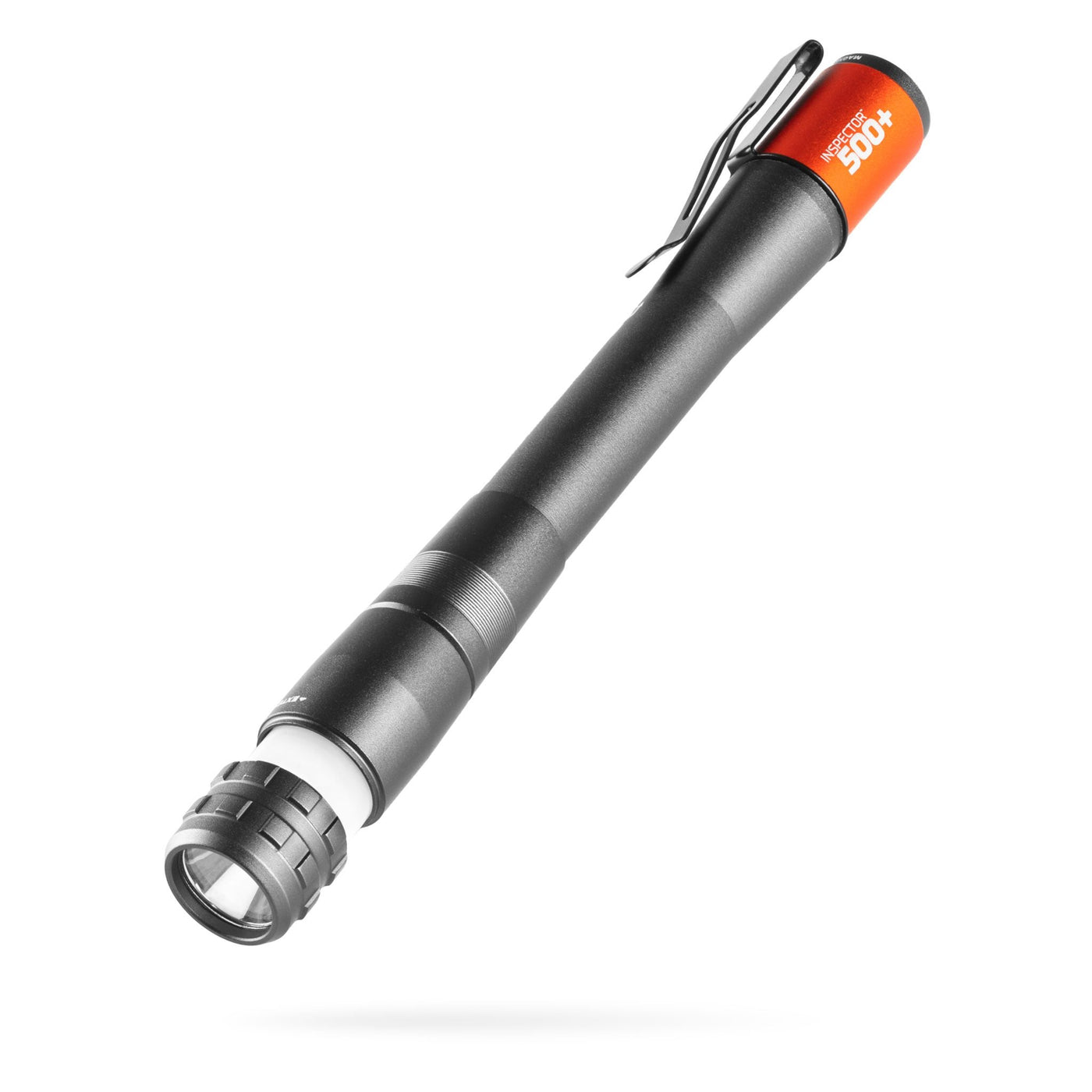 At Nebo Tools, we continually innovate so that we can offer the highest quality LED lighting products at the best price.  The INSPECTOR 500+ is a powerful 500 lumen, recargable, waterproof penlight and expandable area light. Equipped with a powerful magnetic base, steel clip, 4 light modes and features Flex-Power Technology, which allows the light to be powered by recargable or AAA batteries